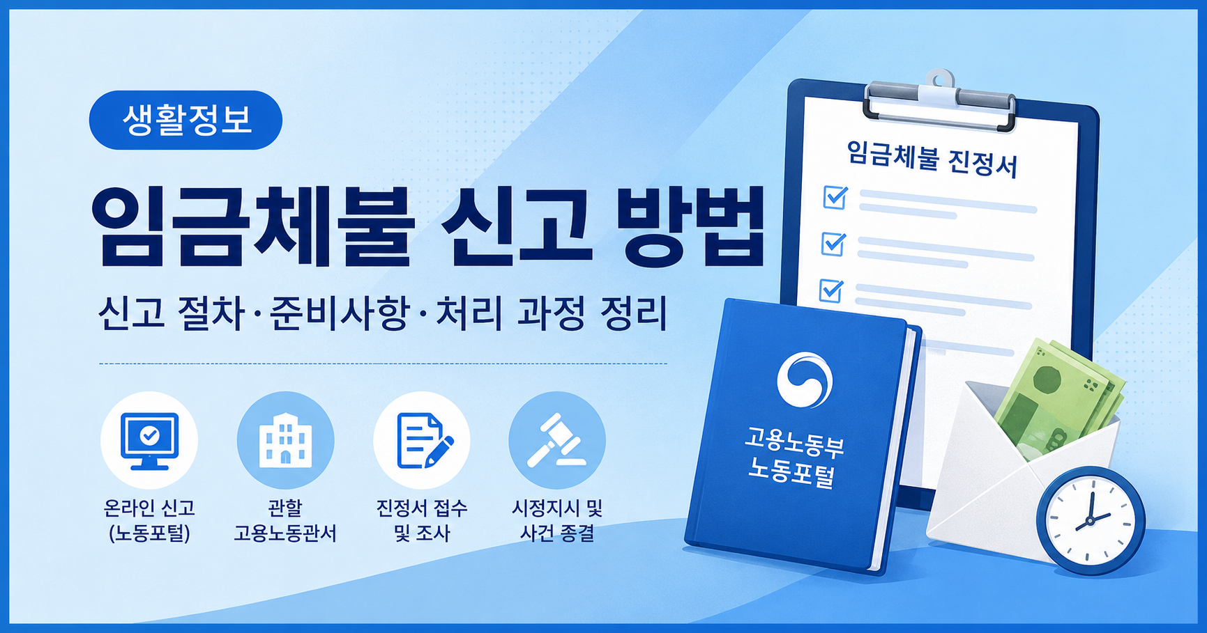 임금체불 신고 방법과 신고 절차 안내