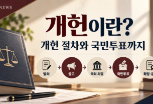 개헌 절차와 국민투표 과정을 설명하는 대표이미지
