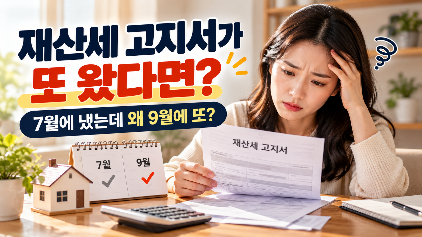 7월과 9월 재산세 고지서