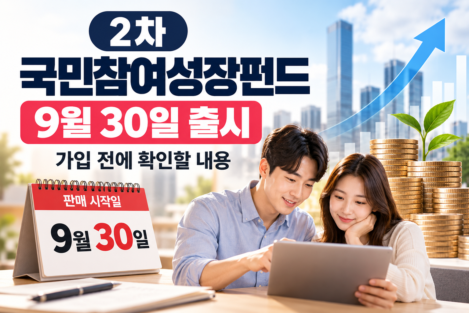 2차 국민참여성장펀드 9월 30일 출시 안내 이미지